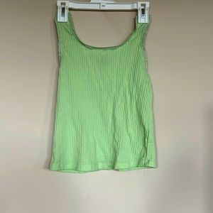 Green tank top